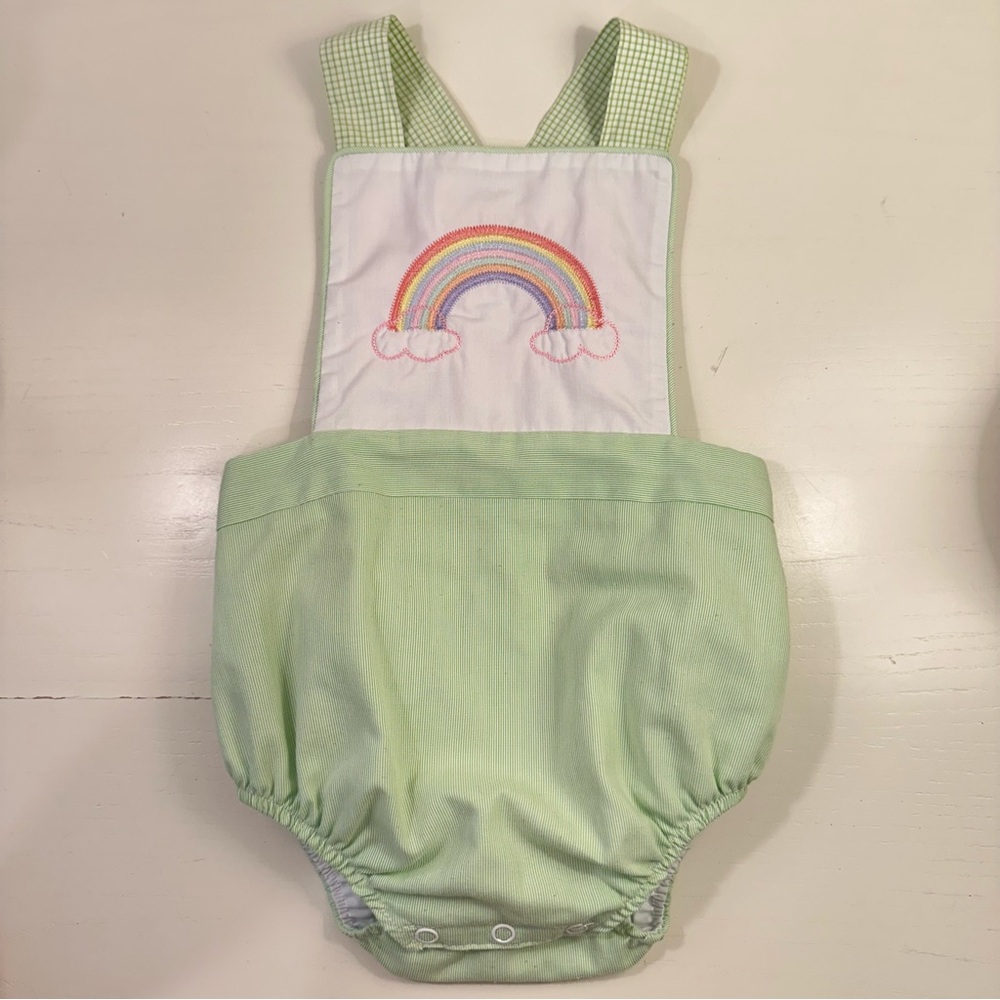 TBBC Sunsuit Embroidered Rainbow 18-24M